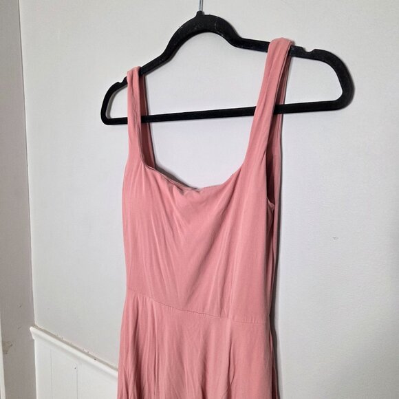 OGL Square Neck Flowy New Airy Brami Midi Dress - Picture 2 of 5